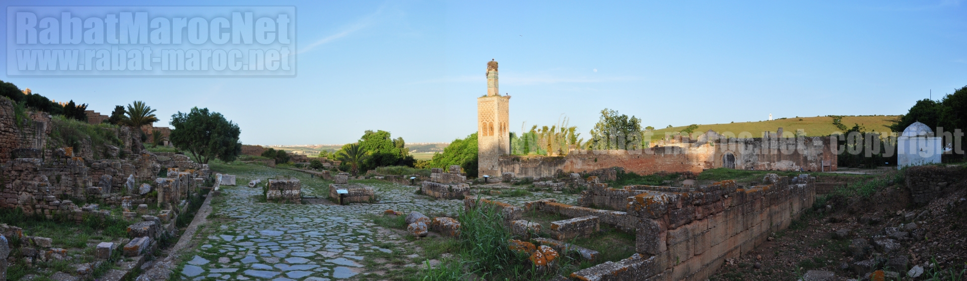 chellah ruines antiques arc triomphe medersa mosquee