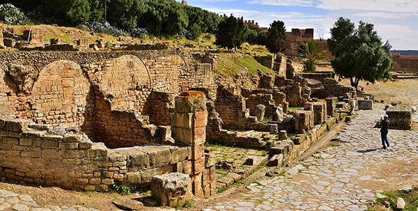 panorama chellah ruine romaines