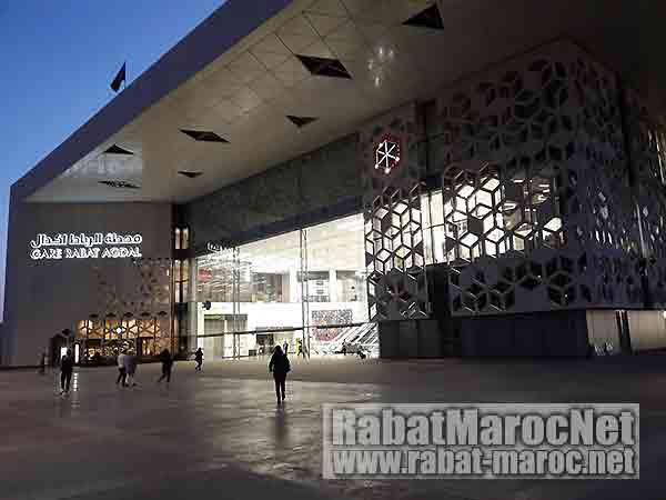 gare rabat agdal entree av charkaoui