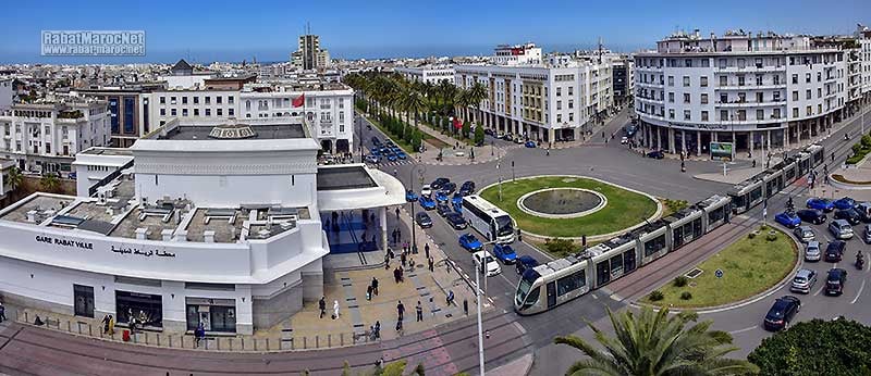 panorama place alaoouite gare rabat ville